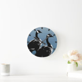 カナダグースクロックのギフトカナダおみやげ時計 ラウンド壁時計 (ホーム)