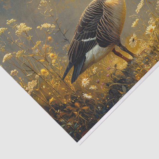 カナダグースゴールデンアワーホワイトデイジーデコページ 薄葉紙 (詳細)