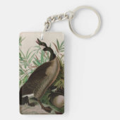 カナダグースバーズオブアメリカオードボンプリント キーホルダー (裏面)