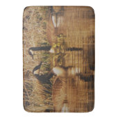 カナダグースファミリーカワイイベビーズゲーゼ バスマット (正面縦)