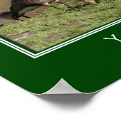 カナダグースファミリー独自の文字を追加 ポスター (角)