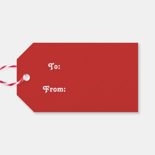 カナダグースポーイングサンタハットホリデイ ギフトタグ (裏面横)