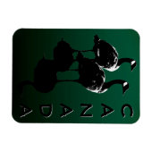 カナダグースマグネットお土産冷蔵庫用マグネット マグネット (横)
