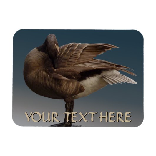 カナダグースマグネットお土産冷蔵庫用マグネット マグネット (横)