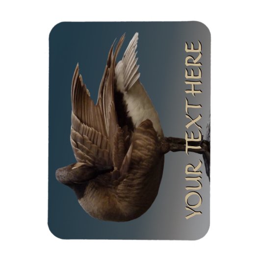 カナダグースマグネットお土産冷蔵庫用マグネット マグネット (縦)