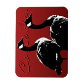 カナダグースマグネットお土産冷蔵庫用マグネット マグネット (縦)