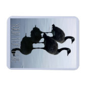 カナダグースマグネットお土産冷蔵庫用マグネット マグネット (横)