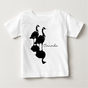 カナダグースミナリーベビーTシャツ&グースギフト ベビーTシャツ