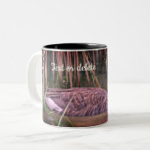 カナダグースワイルドライフパーソナライズされた自然 ツートーンマグカップ (正面左)