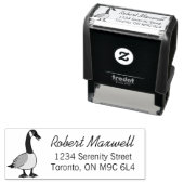 カナダグース差出人住所 セルフインキングスタンプ (インサイチュ)