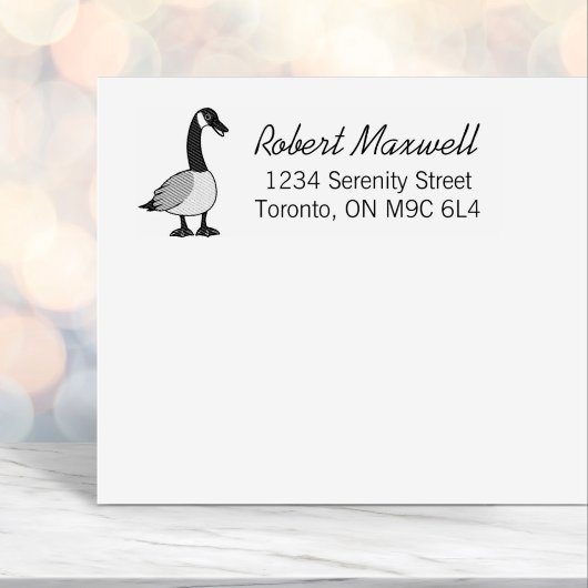 カナダグース差出人住所 セルフインキングスタンプ