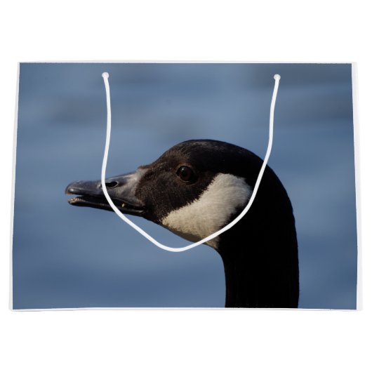 カナダグース抱き枕 ラージペーパーバッグ (正面)