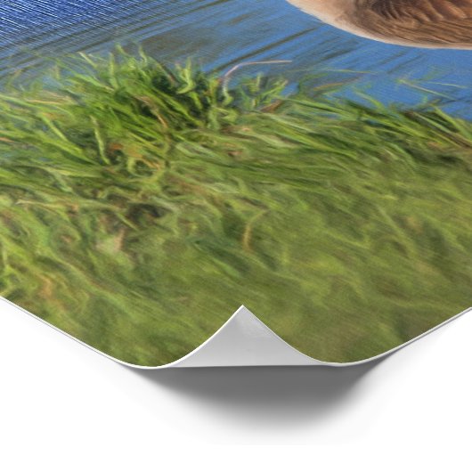 カナダグース美しいの自然 ポスター (角)