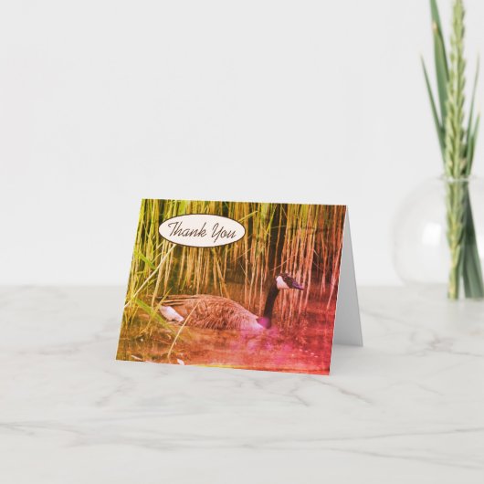 カナダグース自然アートサンキューカード サンキューカード (正面)