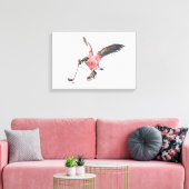 カナダグース遊ホッケー キャンバスプリント (インサイチュ (リビング))