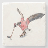 カナダグース遊ホッケー ストーンコースター (正面)