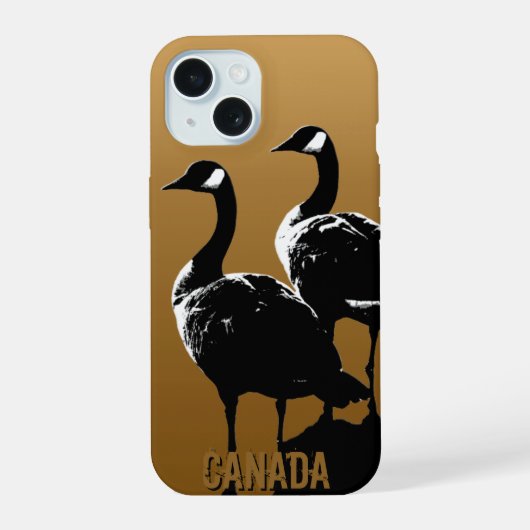カナダグース カナダ柄 iPhone 6 カバー (裏面)