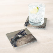 カナダグース ガラスコースター (アングル)