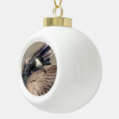 カナダグース セラミックボールオーナメント (右)