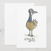 カナダグース 招待状 (正面/裏面)