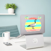 カナダグ数々のースカラーSun Thunder_Cove シール (デスク上のノートパソコン)