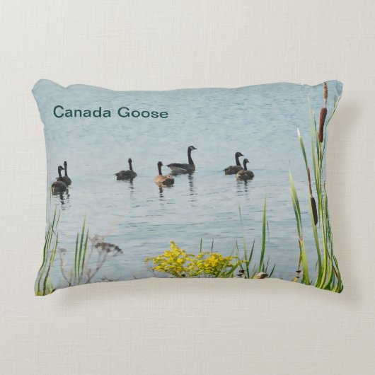 カナダゲーゼとカタテール アクセントクッション (正面)