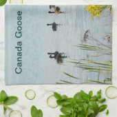 カナダゲーゼとカタテール キッチンタオル (折り畳み)