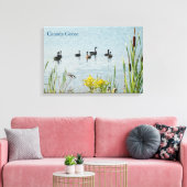 カナダゲーゼとカタテール キャンバスプリント (インサイチュ (リビング))