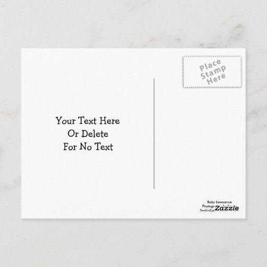 カナダゲーゼベビー自然写真はがき ポストカード (裏面)