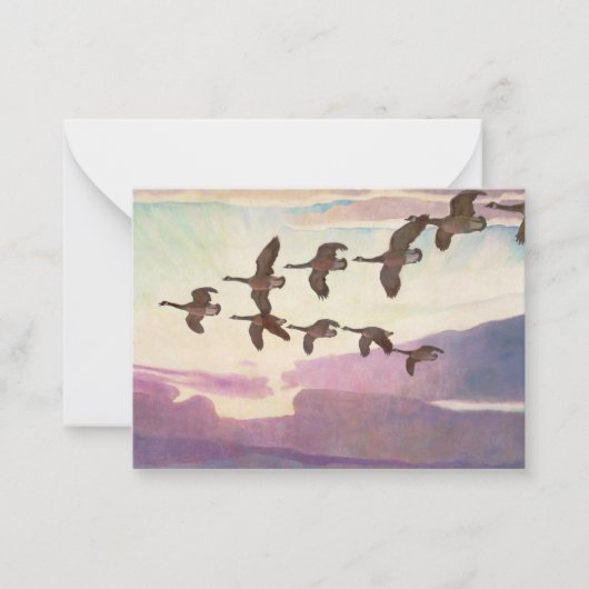 カナダゲーゼin春バイニューウェルコンバーズワイエス ノートカード (正面)