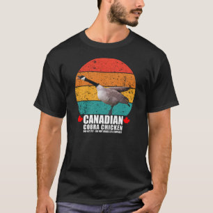 カナダコブラチキンレトロガおもしろいス攻撃 Tシャツ