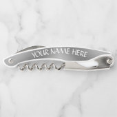 カナダコルクスクリューカスタムシルバーボトルオープナー ソムリエナイフ (裏面)