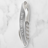 カナダコルクスクリューカスタムシルバーボトルオープナー ソムリエナイフ (裏面)