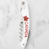 カナダコルクスクリューメープルリーフボトルオープナー ソムリエナイフ (正面)