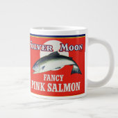 カナダサケ缶詰のサケラベル ジャンボコーヒーマグカップ (右)