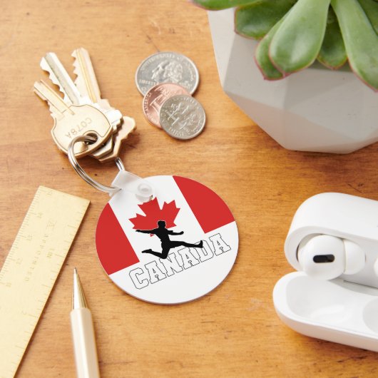 カナダサッカーサッカー代表 キーホルダー (デスク)