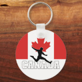 カナダサッカーサッカー代表 キーホルダー (正面)
