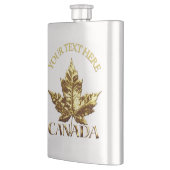 カナダサミナフラスコカスタム金ゴールドカナダフラスコ フラスク (左)