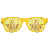 カナダサングラスおもしろいカナダお土産コスチュームプレゼント レトロサングラス (正面)