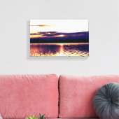 カナダサンセット キャンバスプリント (インサイチュ (リビング))
