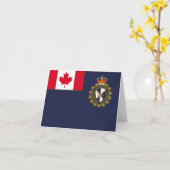 カナダサービス縁ど庁国旗 カード (黄色い花)