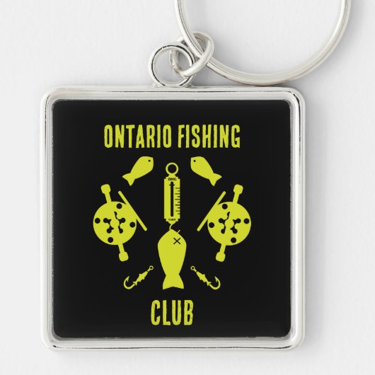 カナダサーモン魚釣り キーホルダー (正面)
