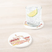 カナダシティズワードアート コースター (側面)