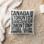 カナダシティズワードアート – トロントトラベル クッション (ブランケット)