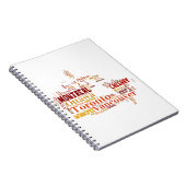 カナダシティズワードアート ノートブック (右側)