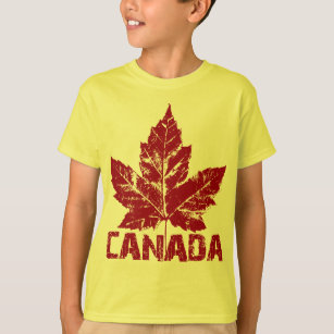 カナダシャツキッズカナダオーガニックお土産シャツ Tシャツ