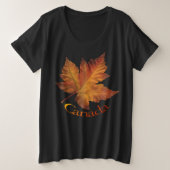 カナダシャツプラスサイズカナダベースボールジャージー プラスサイズTシャツ (デザイン正面)