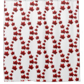 カナダシャワーカーテンCanada Maple Leaf Decor シャワーカーテン (正面)