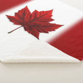 カナダシャーパブランケットカナダ国旗のブランケット シェルパブランケット (3/4)