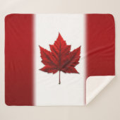 カナダシャーパブランケットカナダ国旗のブランケット シェルパブランケット (正面(横))
